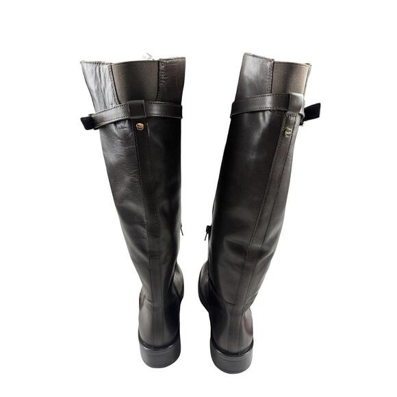 Aldo Loreina Leather Tall Riding Boots Brown Size US 8 - Picture 4 of 7